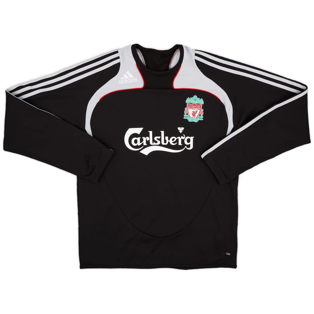 2008-09 Liverpool adidas Sweat Top - 8/10 - (M)
