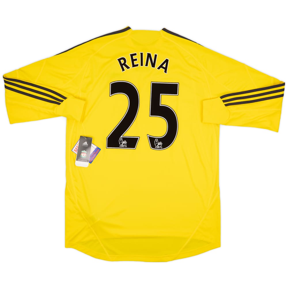 2009-10 Liverpool GK Shirt Reina #25 (L)