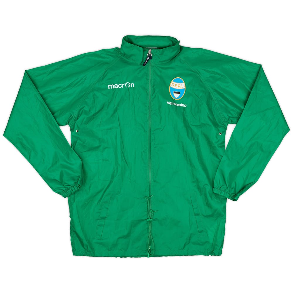 2017-18 SPAL Macron Hooded Rain Jacket - 8/10 - (L)