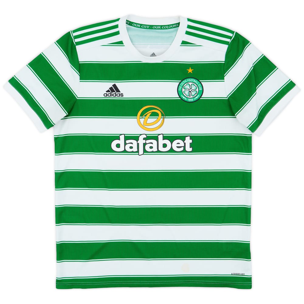 2021-22 Celtic Home Shirt - 7/10 - (L)