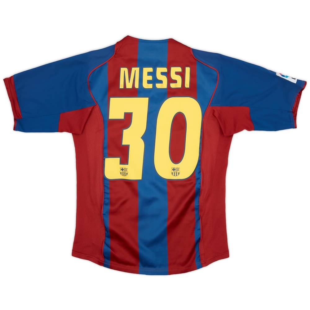 2004-05 Barcelona Home Shirt Messi #30 - 8/10 - (S)