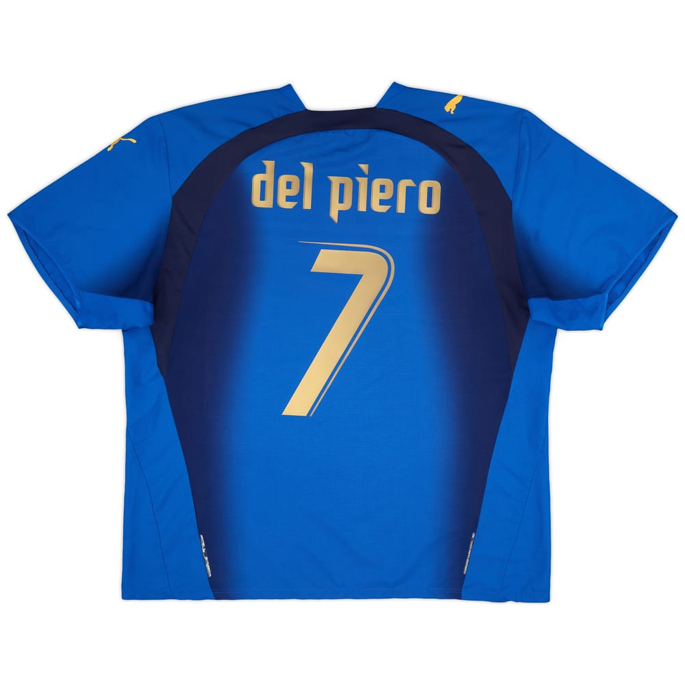 2006 Italy Home Shirt Del Piero #7 - 6/10 - (XXL)