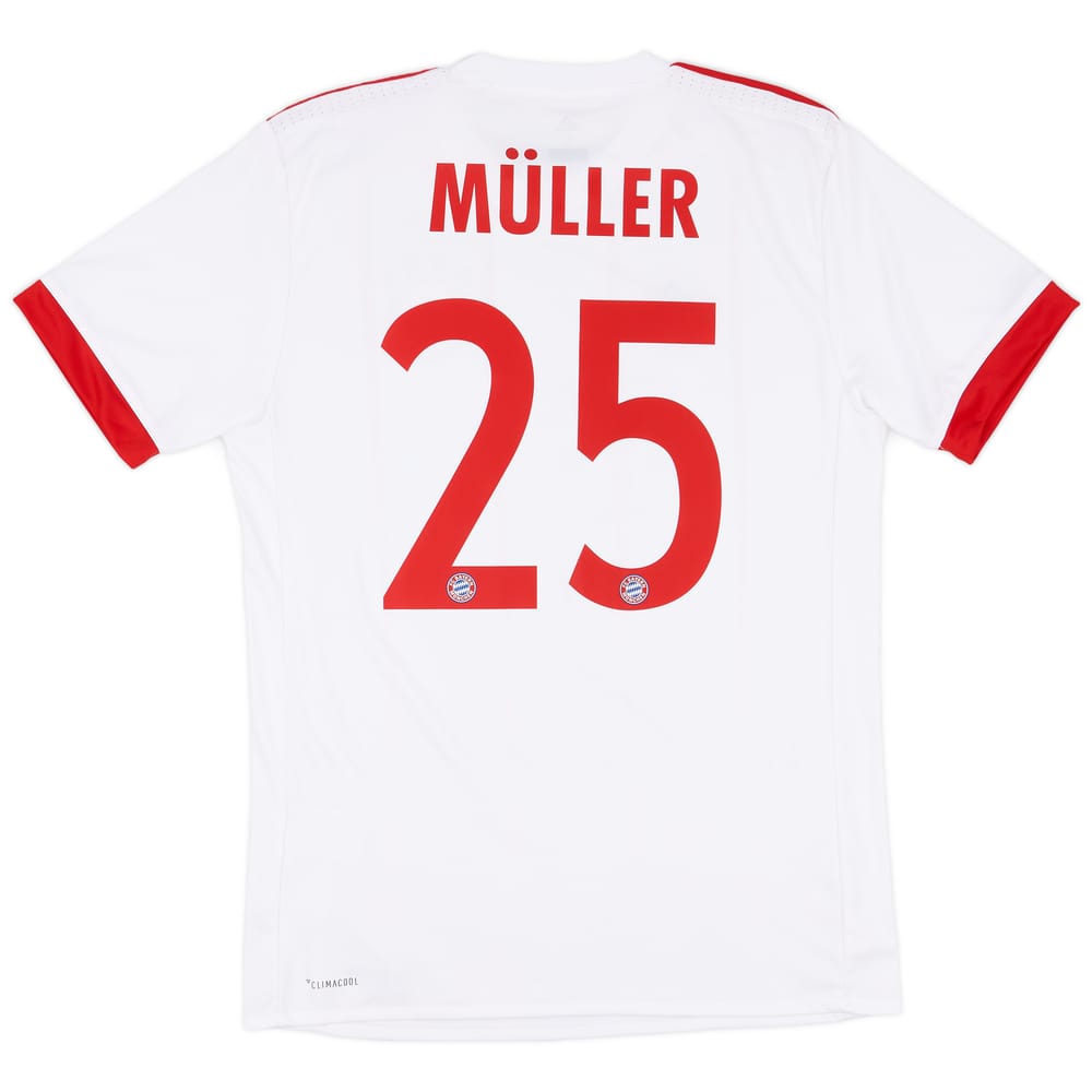 2017-18 Bayern Munich European Third Shirt Muller #25 - 9/10 - (S)