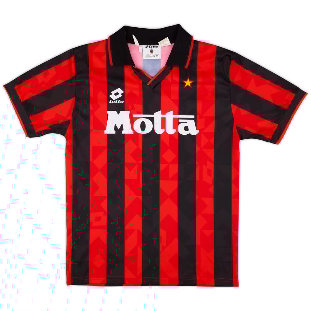 1993-94 AC Milan Home Shirt - 8/10 - (S)