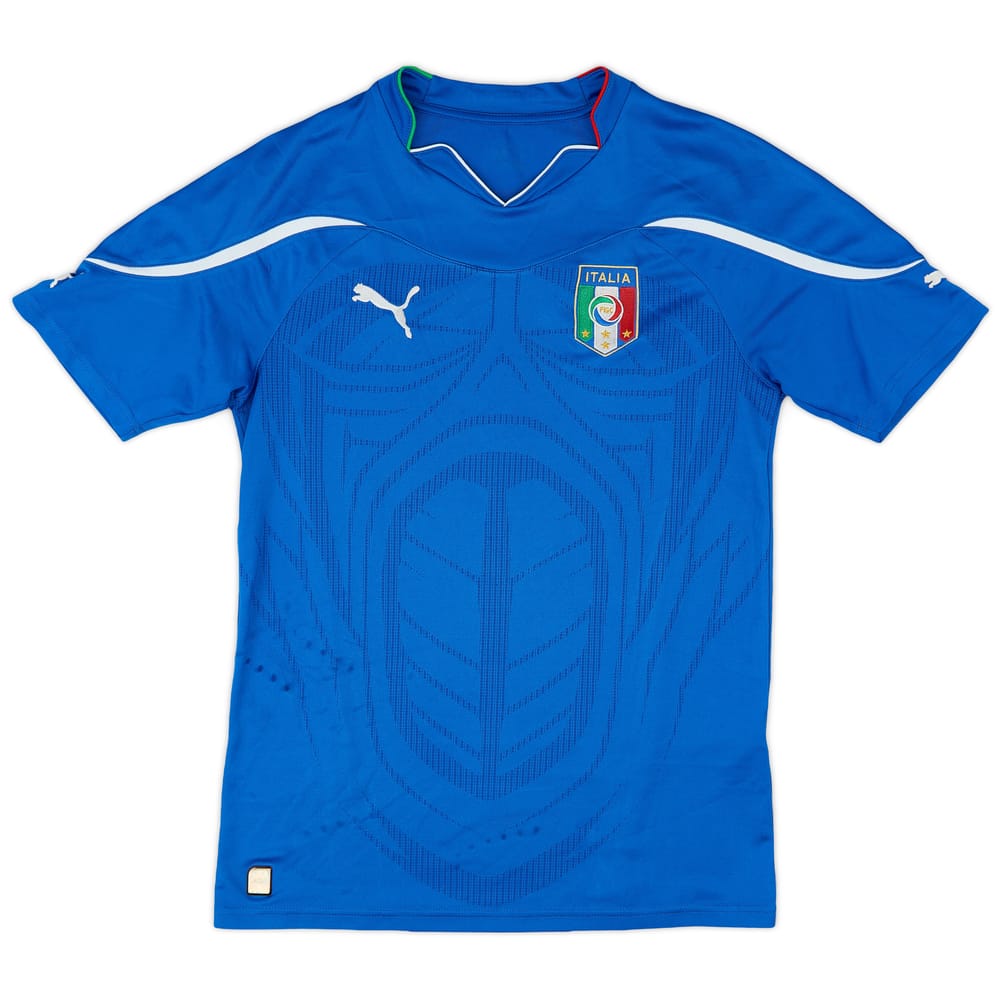 2010-12 Italy Home Shirt - 5/10 - (XL.Boys)