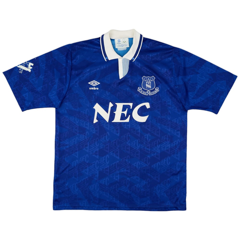 1991-93 Everton Home Shirt - 8/10 - (L)