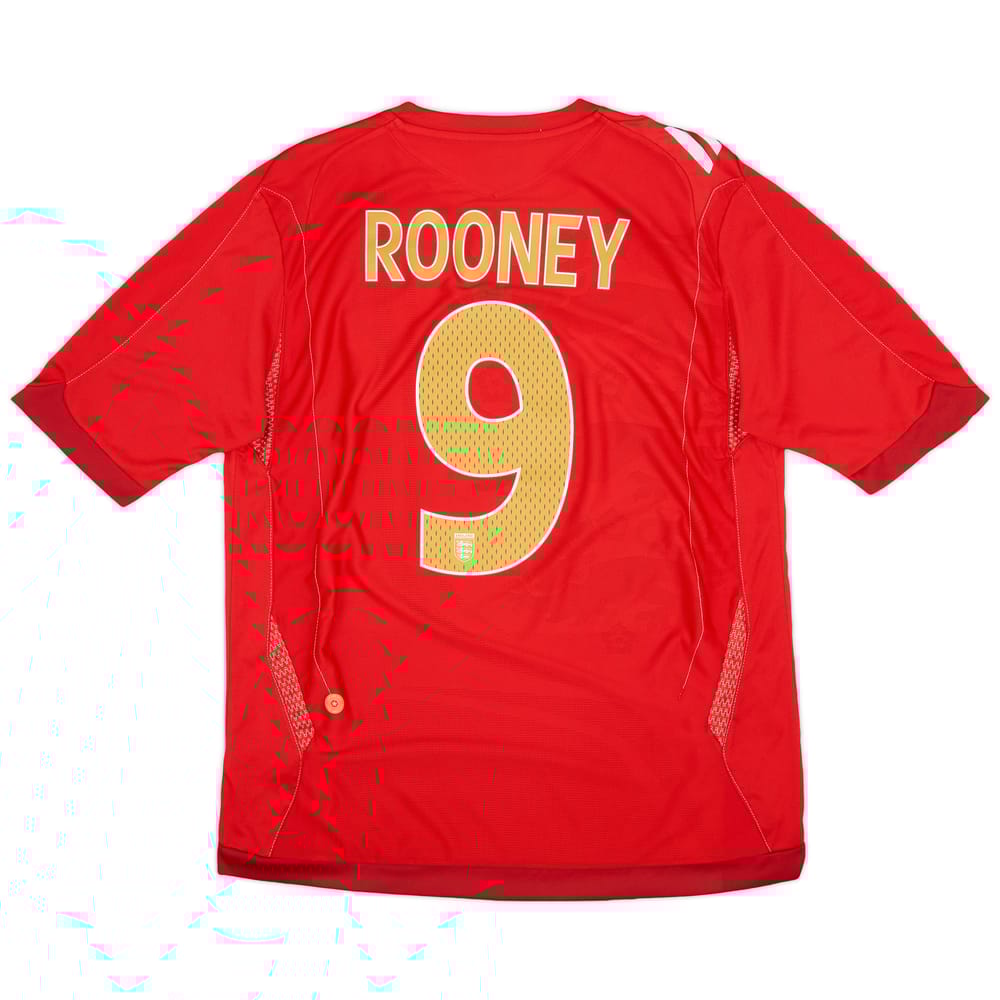 2006-08 England Away Shirt Rooney #9 - 7/10 - (L)