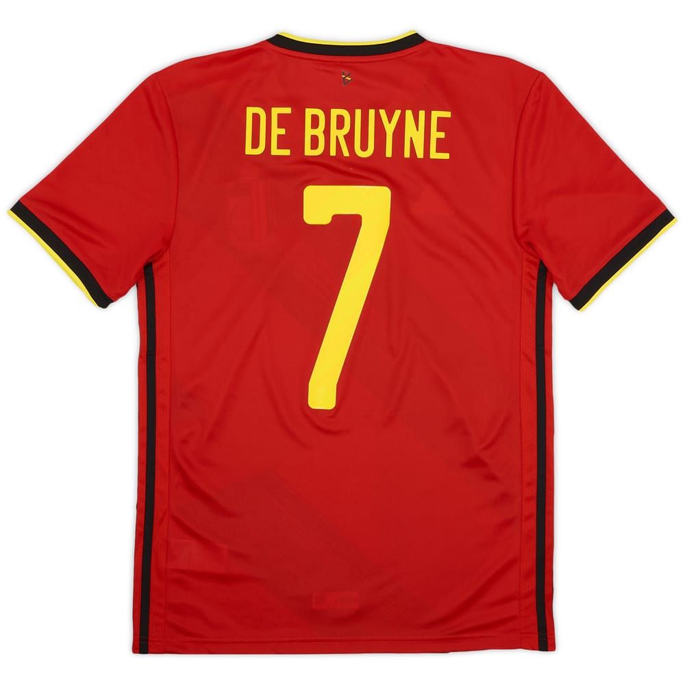 2020-21 Belgium Home Shirt De Bruyne #7 (S)