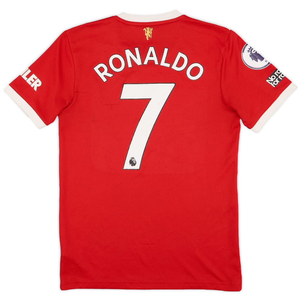 2021-22 Manchester United Home Shirt Ronaldo #7 - 8/10 - (S)