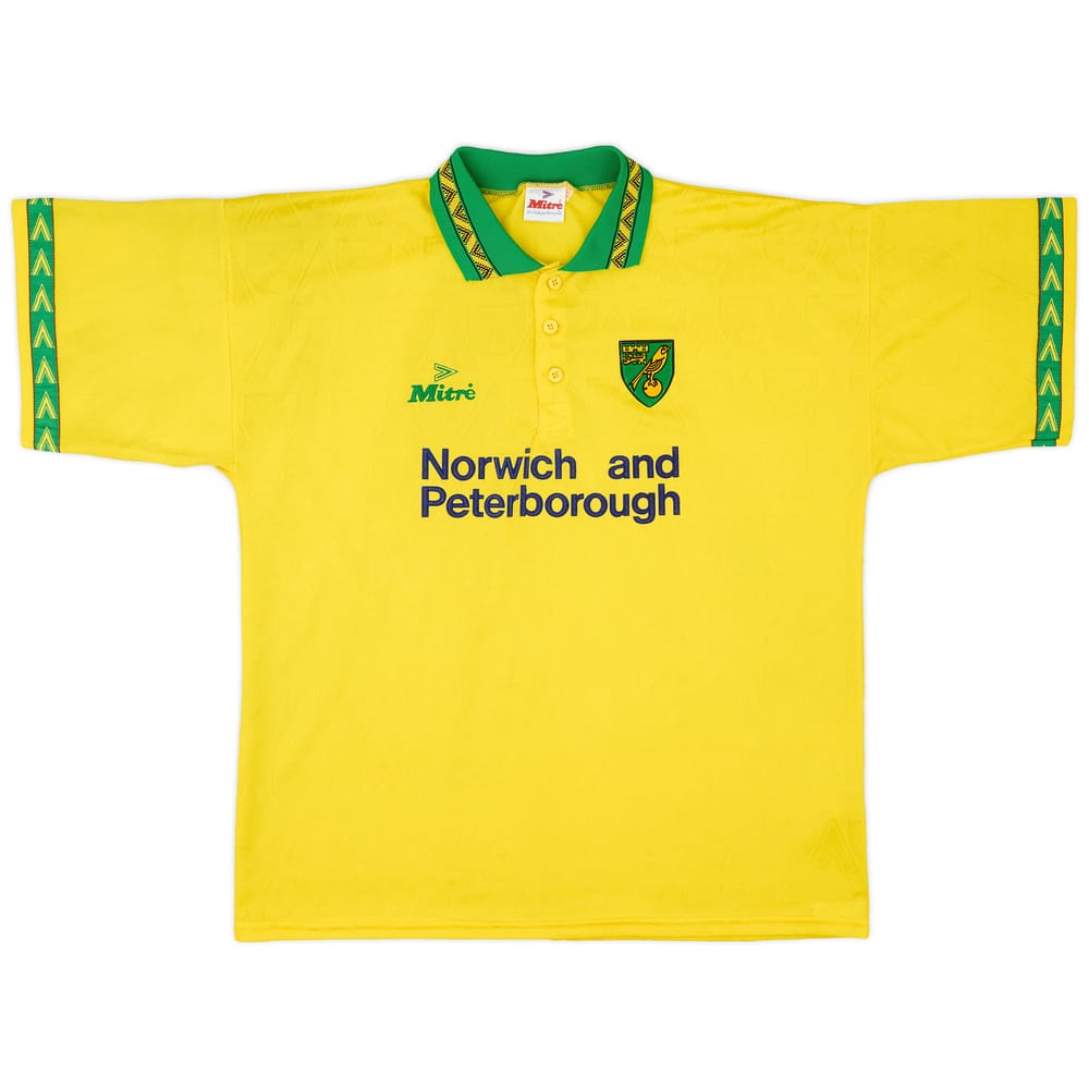 1994-96 Norwich Home Shirt - 8/10 - (XL)