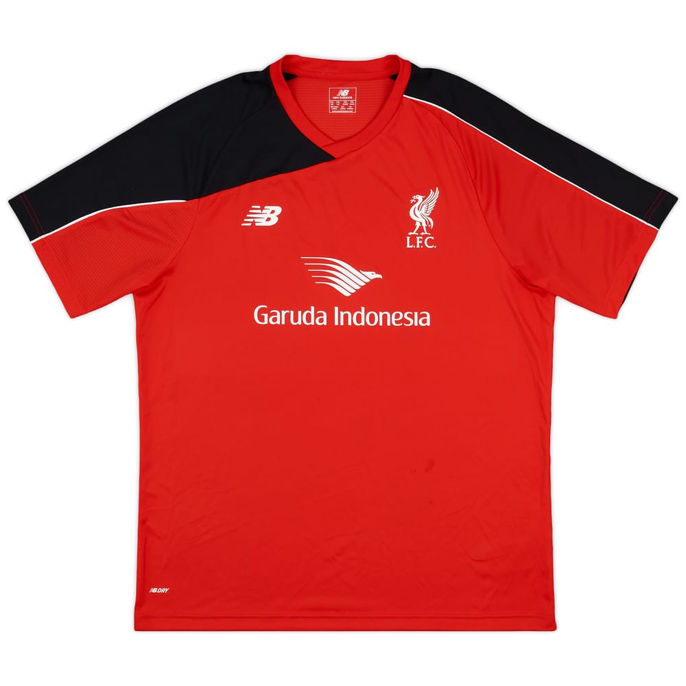 2015-16 Liverpool New Balance Training Shirt - 8/10 - (XXL)