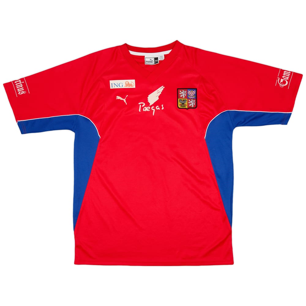 2002-04 Czech Republic Home/Training Shirt - 7/10 - (XXL)