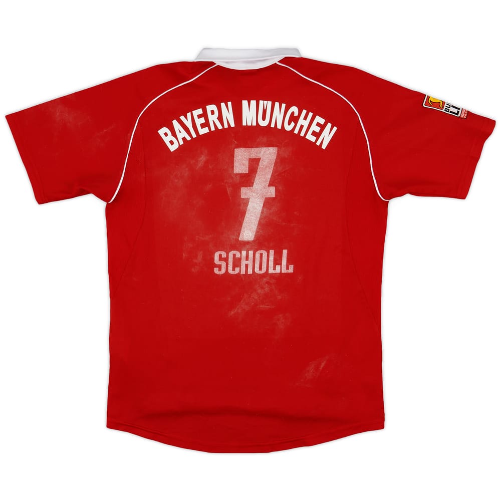 2005-06 Bayern Munich Home Shirt Scholl #7 - 4/10 - (XL.Boys)