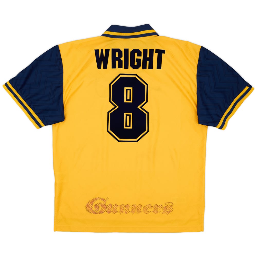 1996-97 Arsenal Away Shirt Wright #8 - 6/10 - (XL)