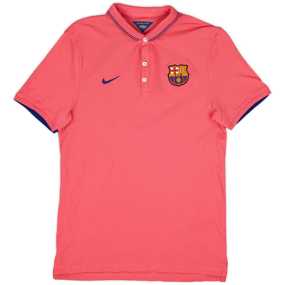2014-15 Barcelona Nike Polo Shirt - 9/10 - (M)