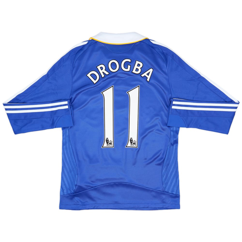 2008-09 Chelsea Home L/S Shirt Drogba #11 (S)
