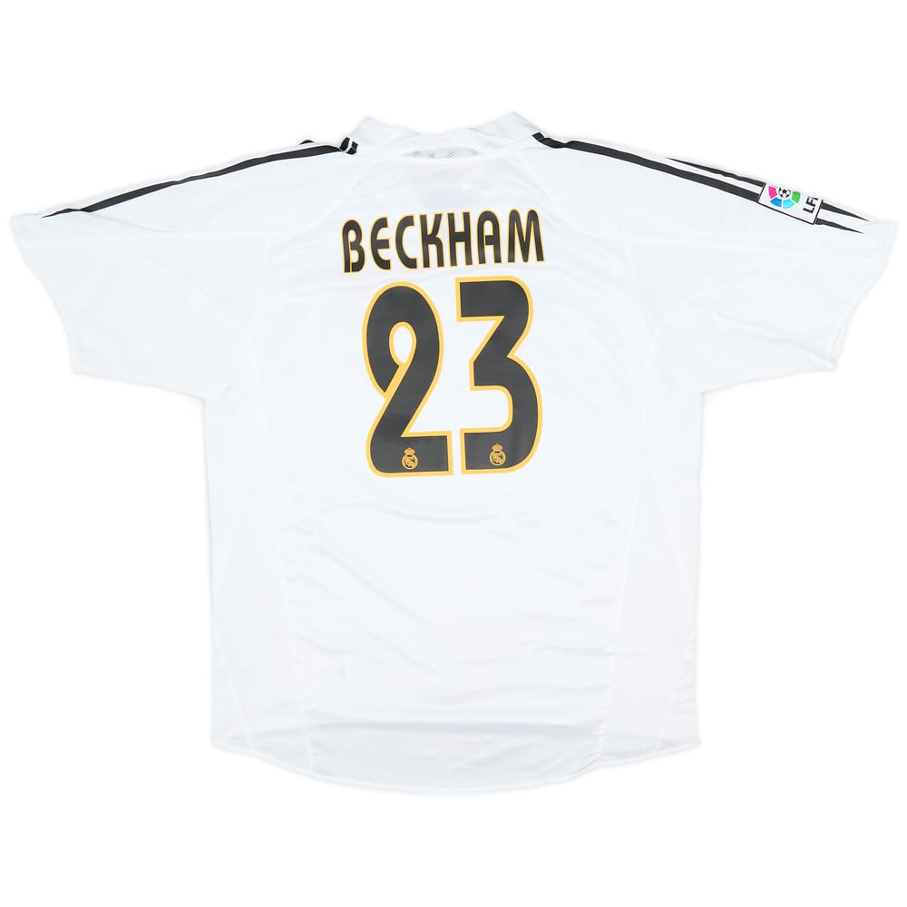 2004-05 Real Madrid Home Shirt Beckham #23 (L)