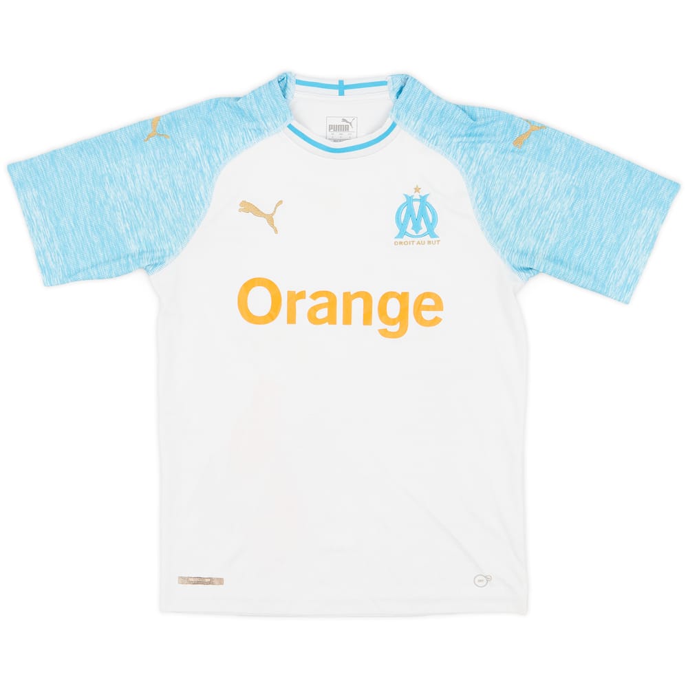 2018-19 Olympique Marseille Home Shirt - 3/10 - (S)
