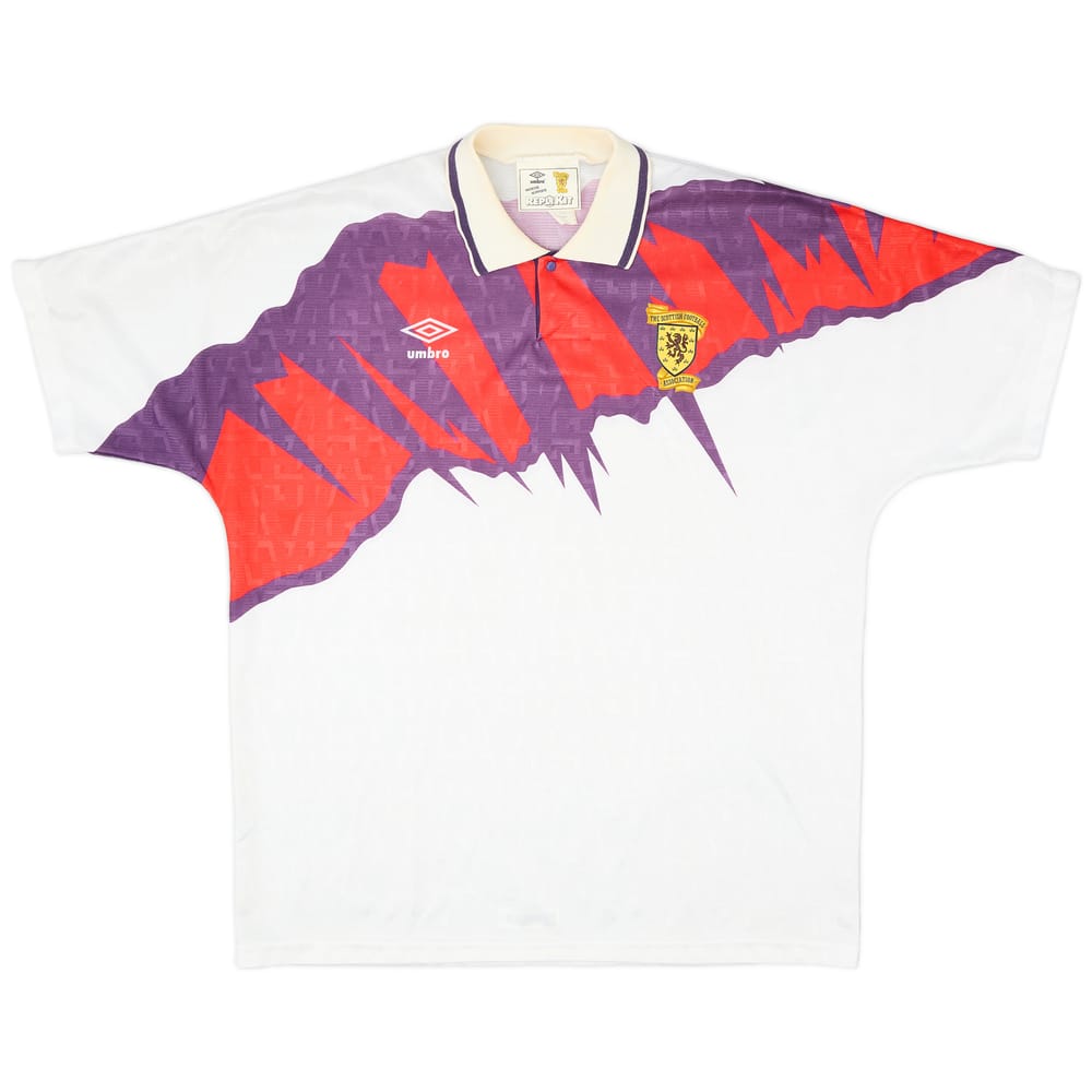1991-93 Scotland Away Shirt - 8/10 - (L)