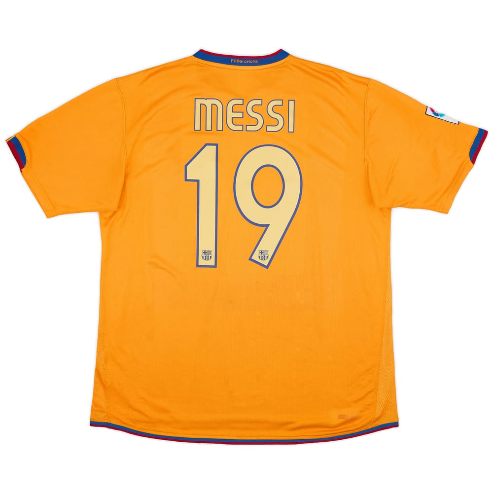 2006-08 Barcelona Away Shirt Messi #19 - 8/10 - (XL)