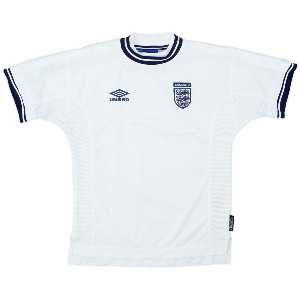 1999-01 England Home Shirt - 9/10 - (L.Boys)