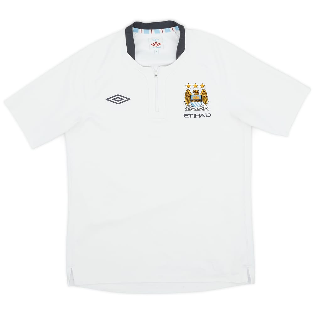 2011-12 Manchester City Umbro 1/4 Zip Training Shirt - 8/10 - (M)