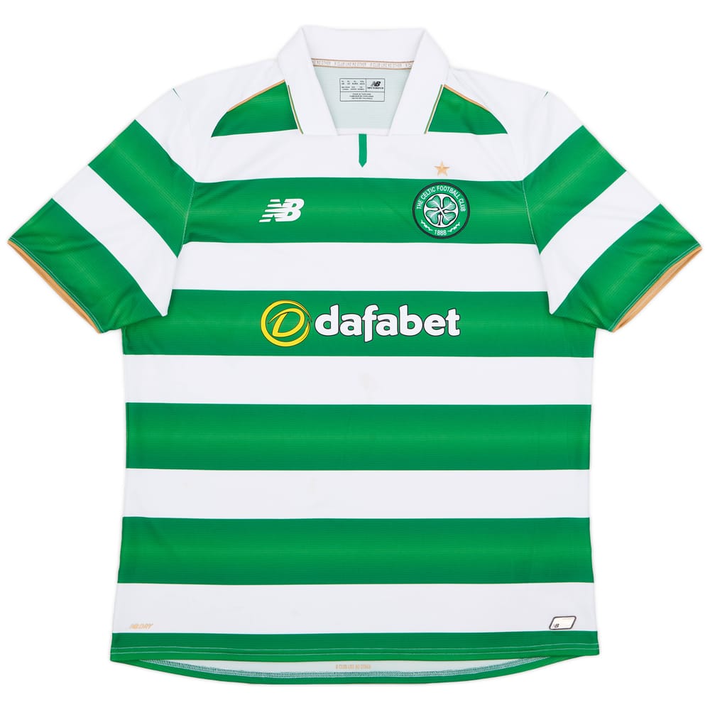 2016-17 Celtic Home Shirt - 6/10 - (XL)