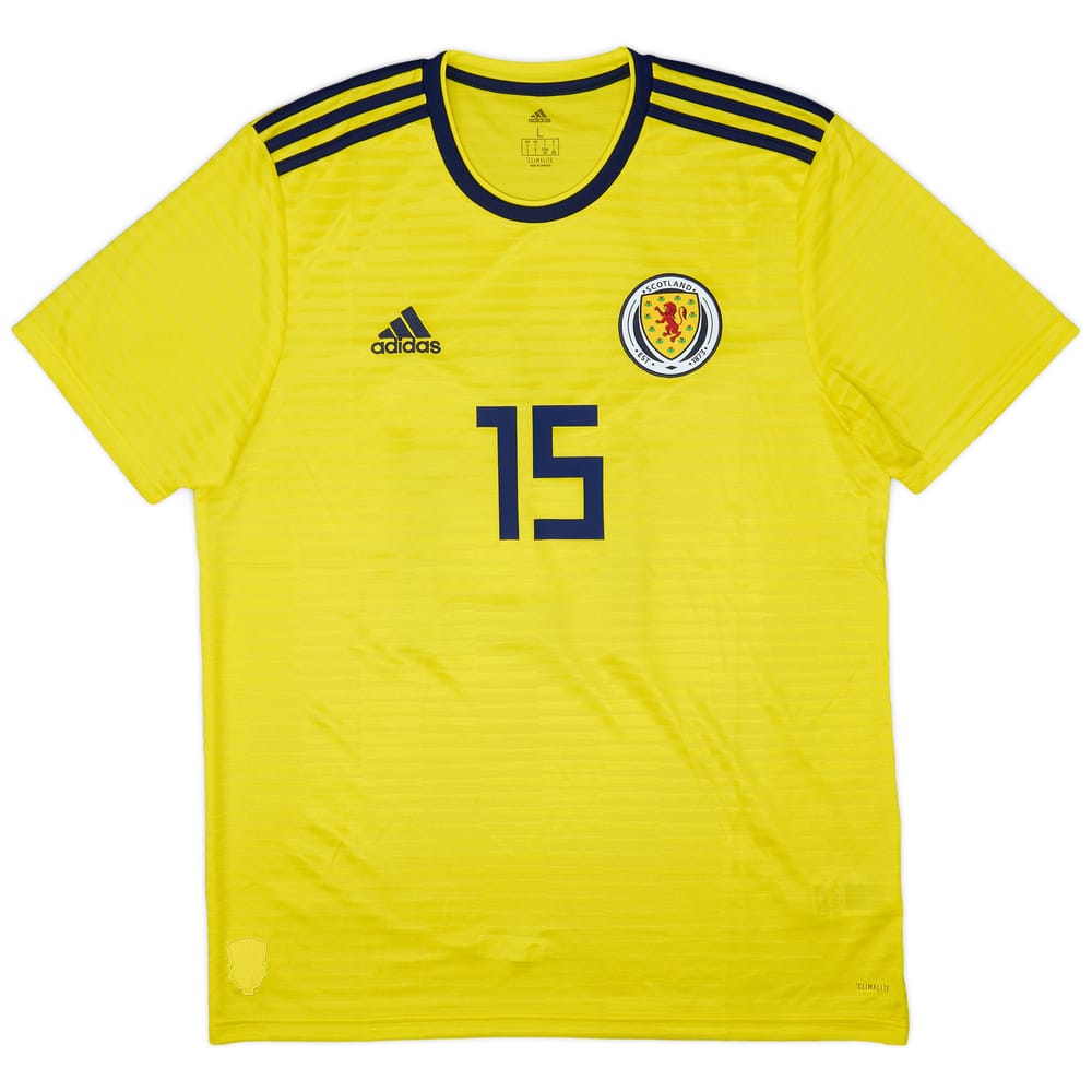 2017-18 Scotland Away Shirt #15 - 9/10 - (L)