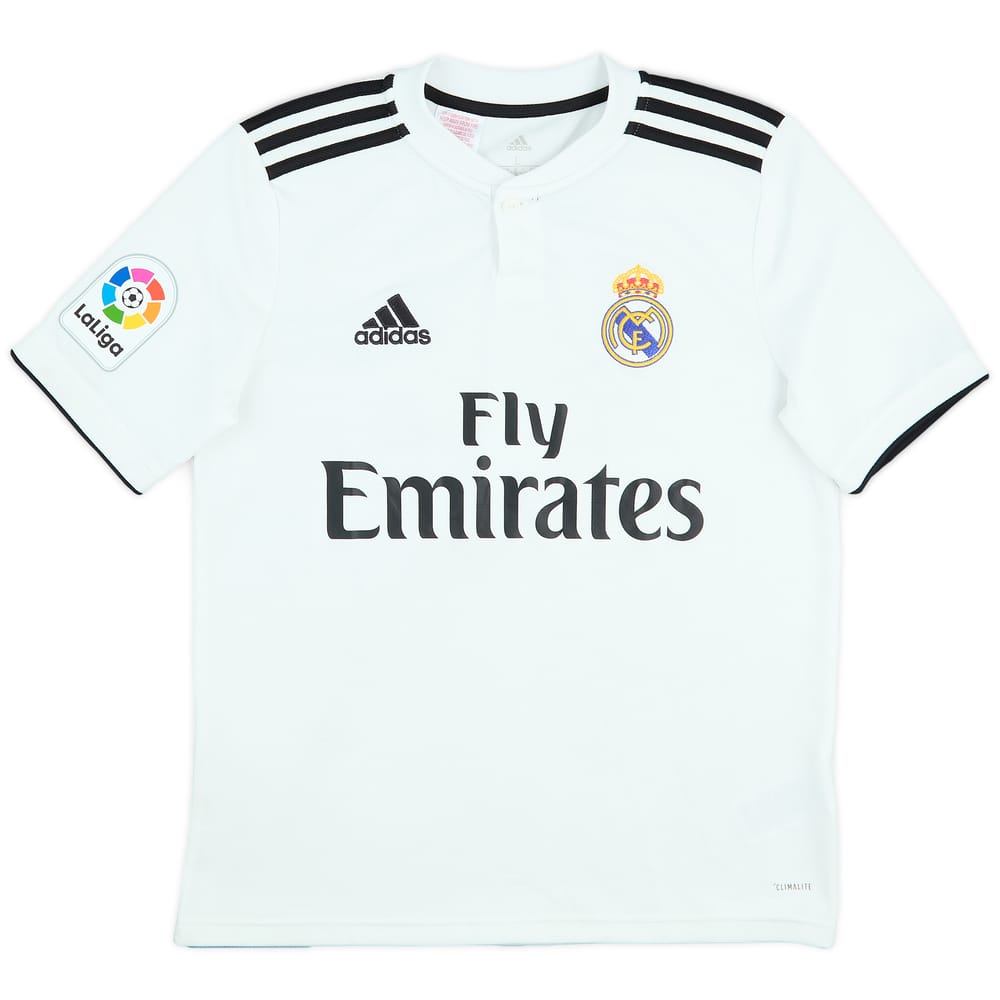 2018-19 Real Madrid Home Shirt - 10/10 - (L.Boys)