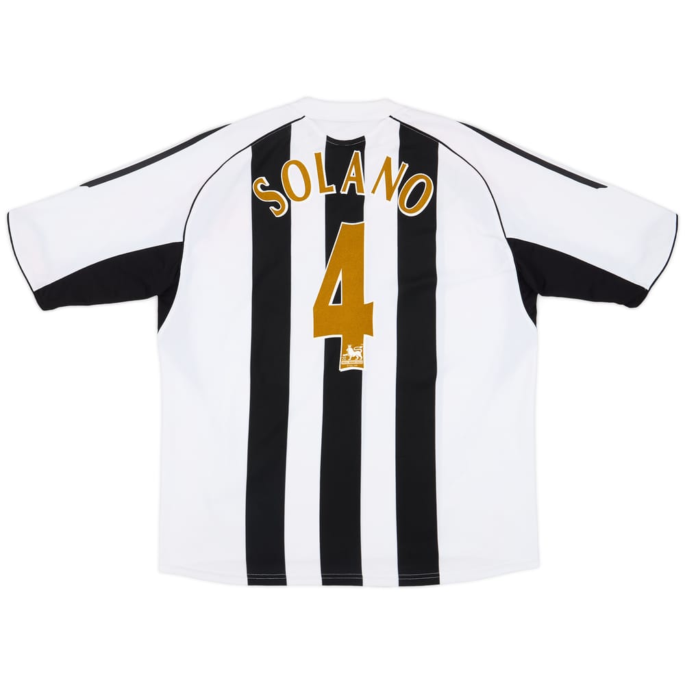 2005-07 Newcastle Home Shirt Solano #4 - 6/10 - (XXL)