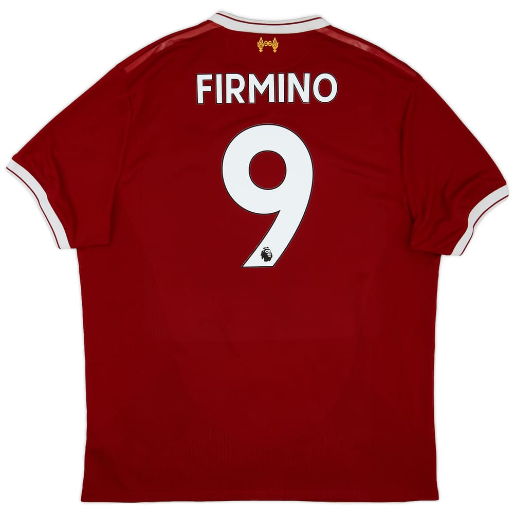 2017-18 Liverpool 125 Years Home Shirt Firmino #9 - 7/10 - (XL)
