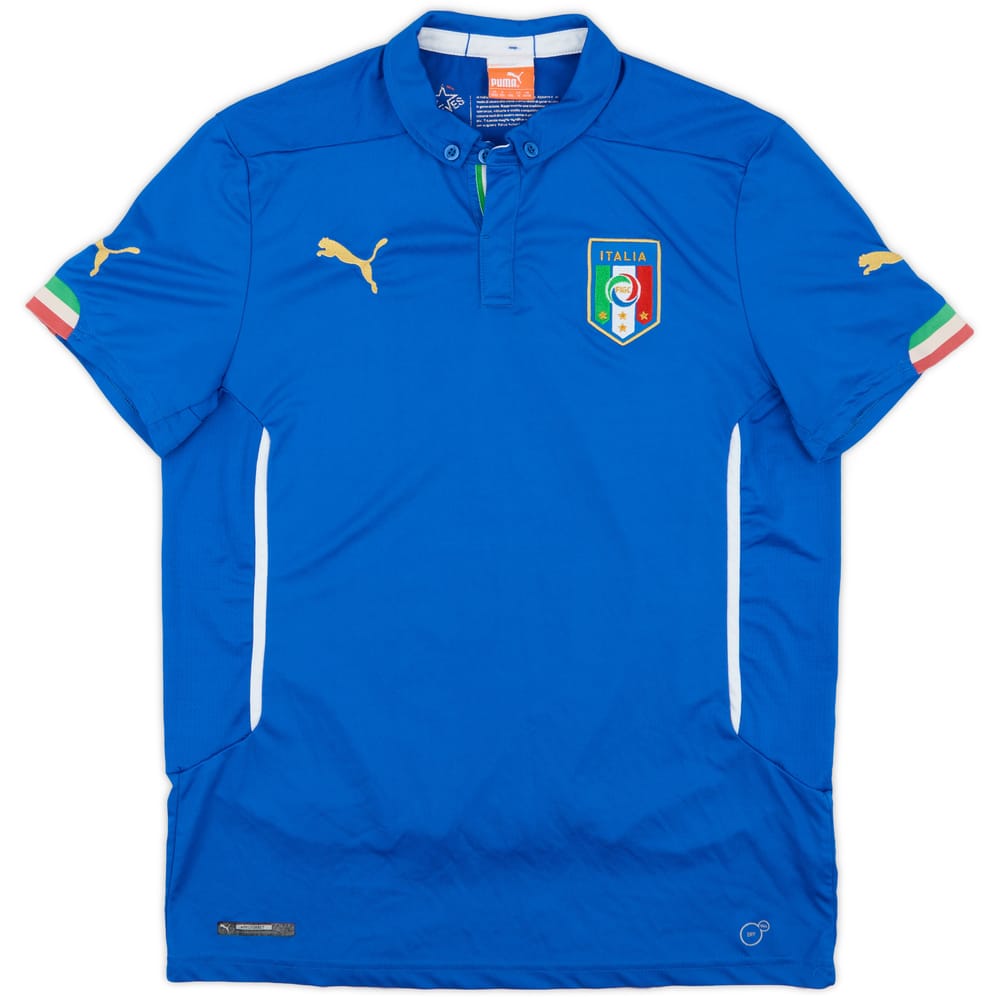 2014-15 Italy Home Shirt - 8/10 - (XL.Boys)