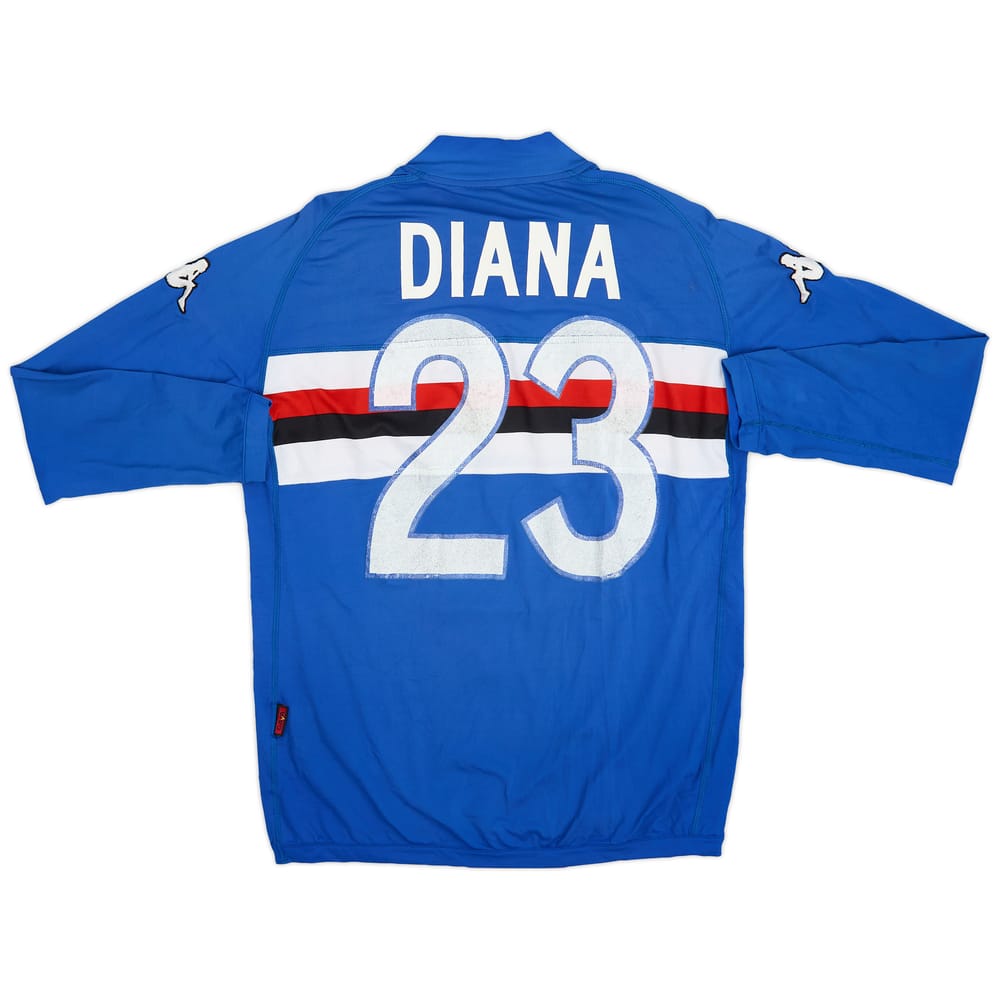 2004-05 Sampdoria Home L/S Shirt Diana #23 - 5/10 - (XL)