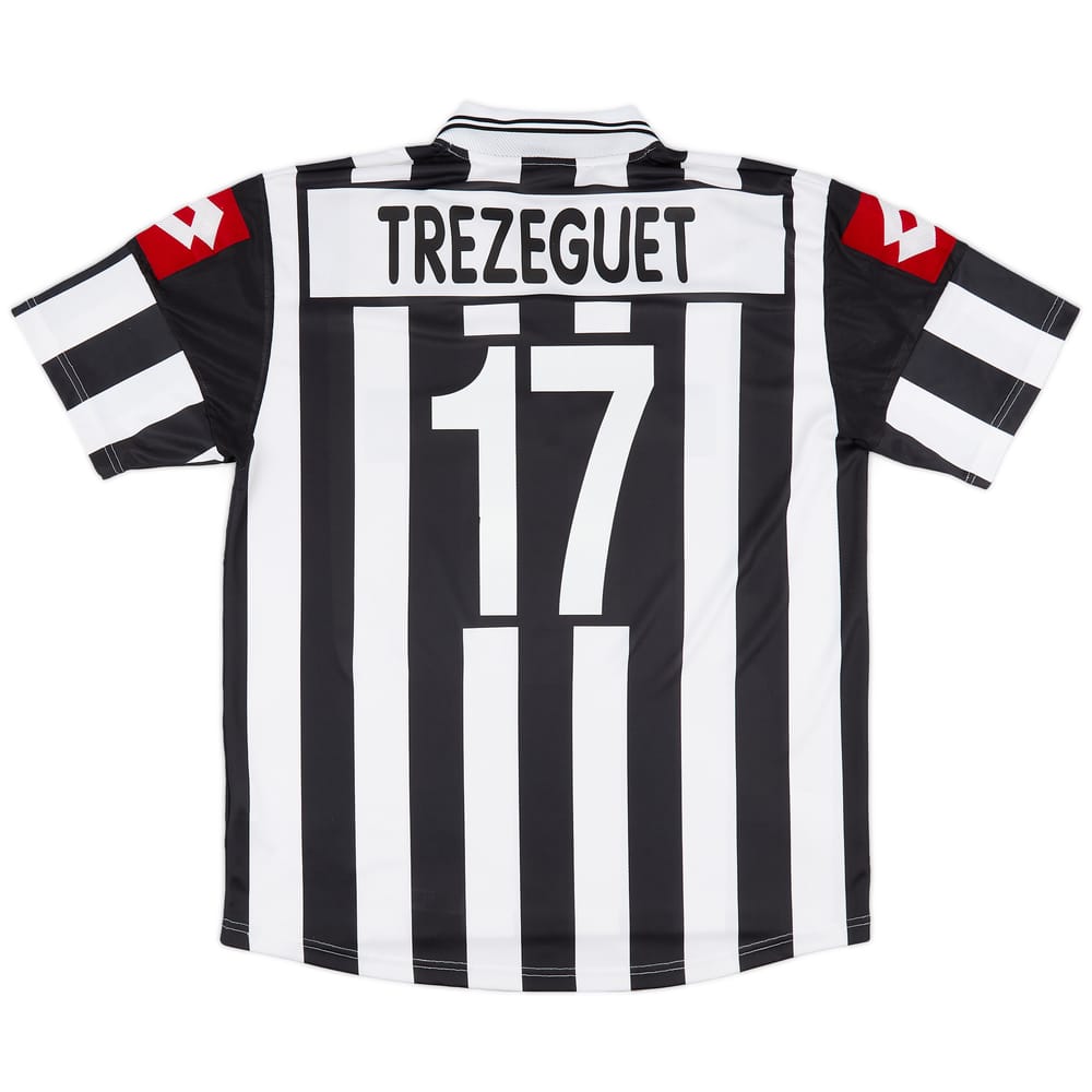 2001-02 Juventus Home Shirt Trezeguet #17 - 9/10 - (XL)