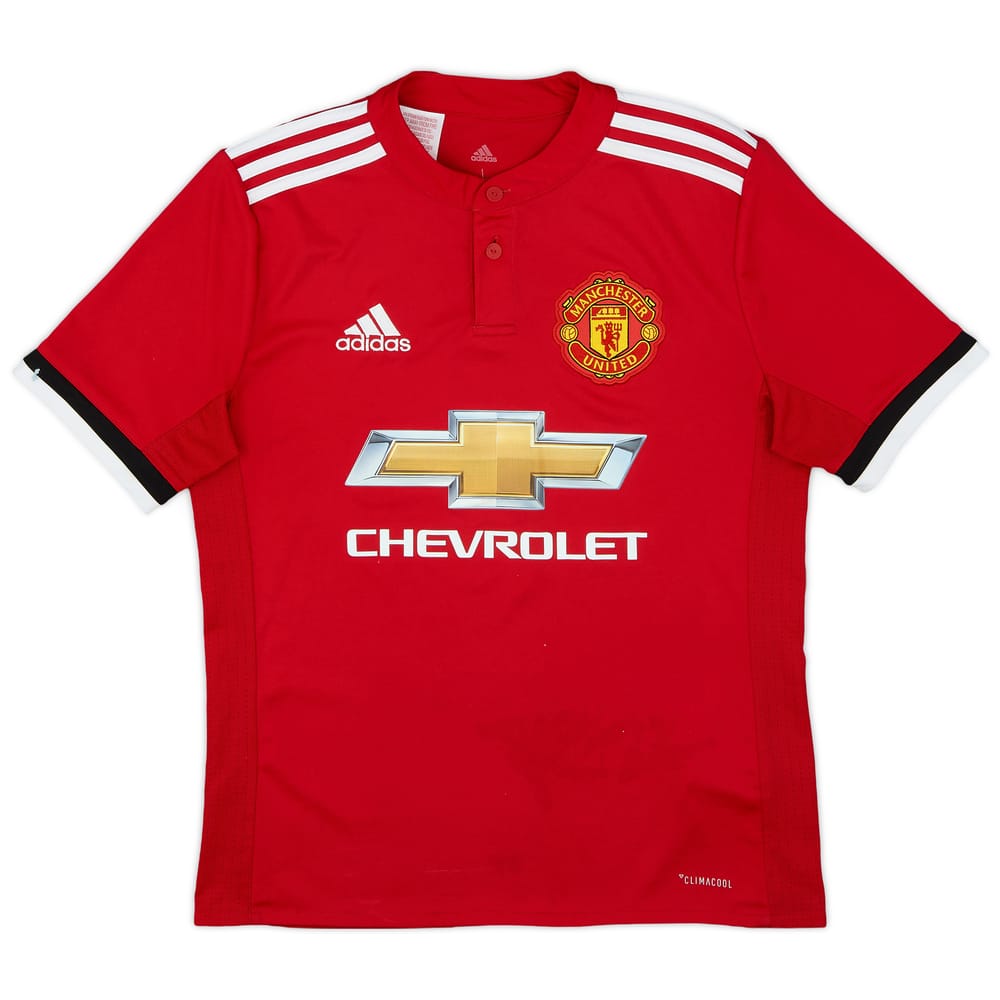 2017-18 Manchester United Home Shirt - 7/10 - (L.Boys)