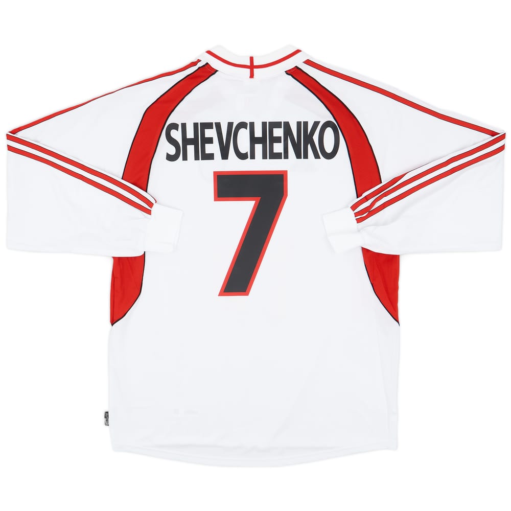 2000-02 AC Milan Away L/S Shirt Shevchenko #7 (XL)