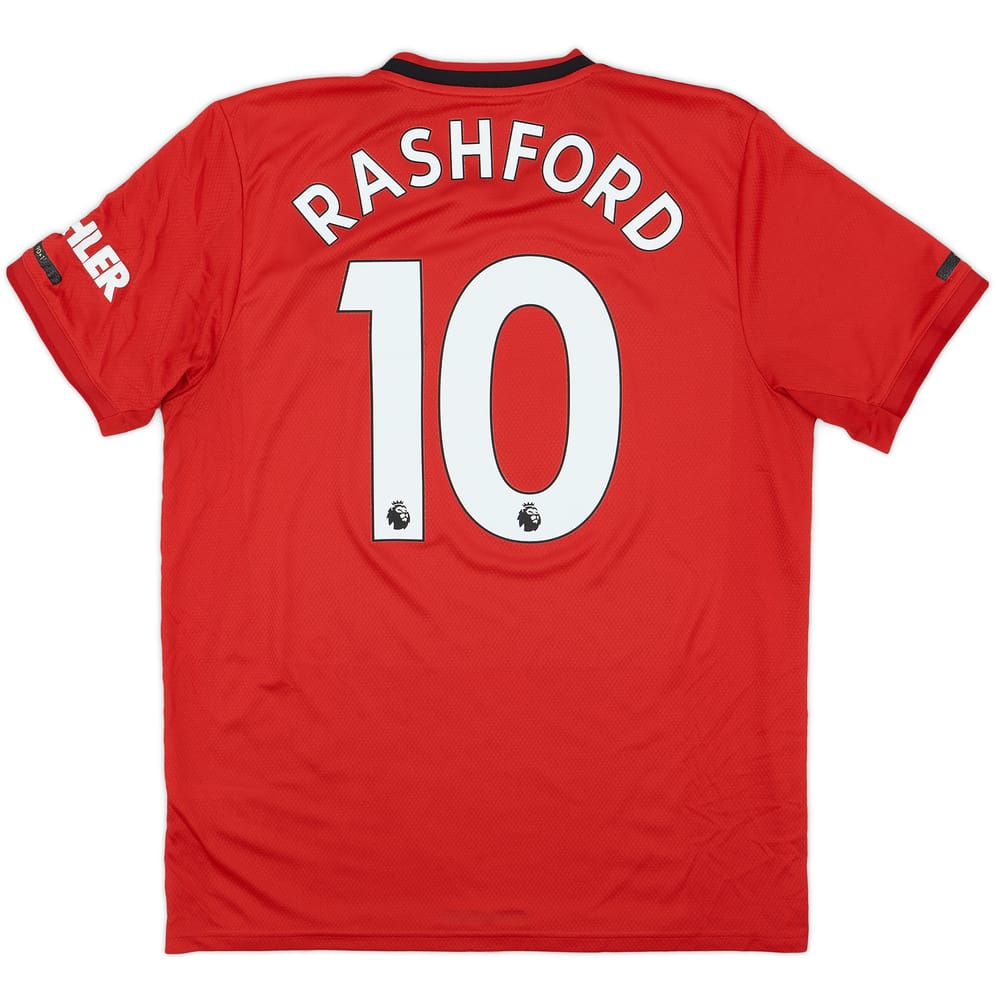 2019-20 Manchester United Home Shirt Rashford #10 - 9/10 - (L)