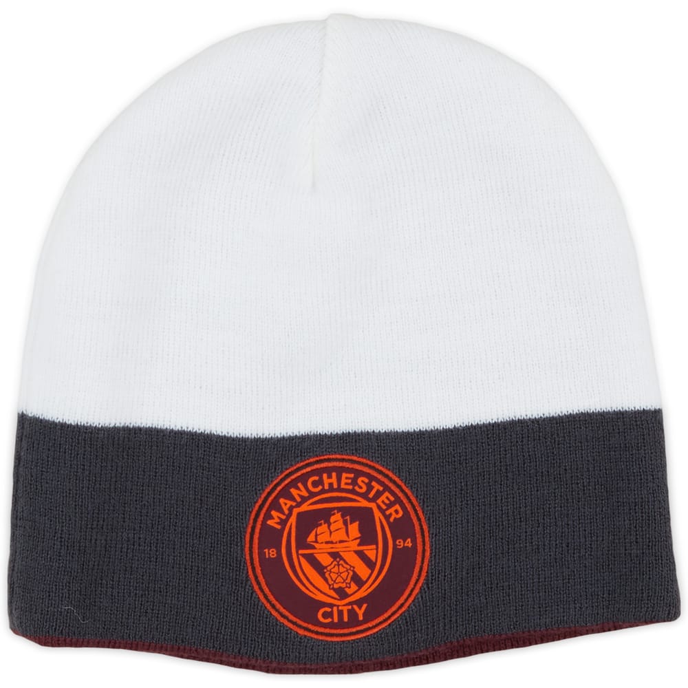 2023-24 Manchester City Puma Reversible Beanie Hat - 7/10 - (Adults)