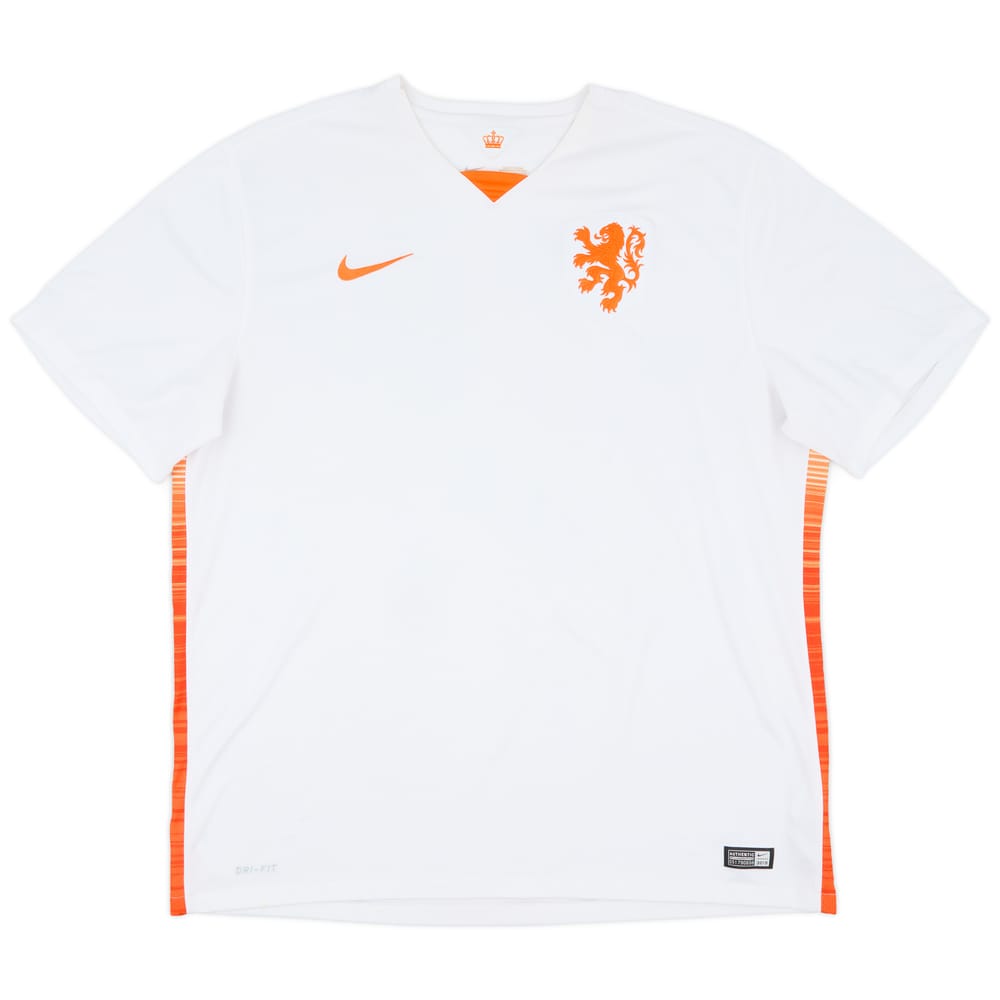 2015 Netherlands Away Shirt - 9/10 - (XXL)