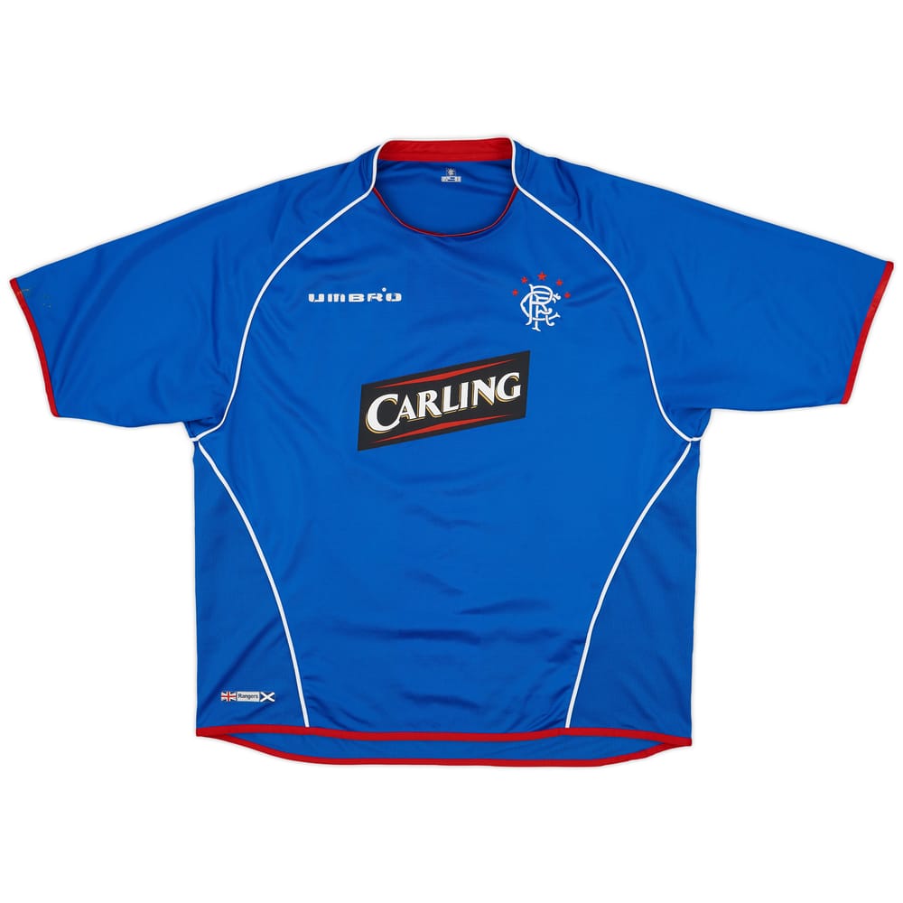 2005-06 Rangers Home Shirt - 5/10 - (XXL)