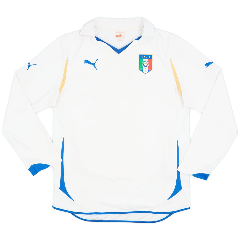 2010-12 Italy Away L/S Shirt - 8/10 - (L)