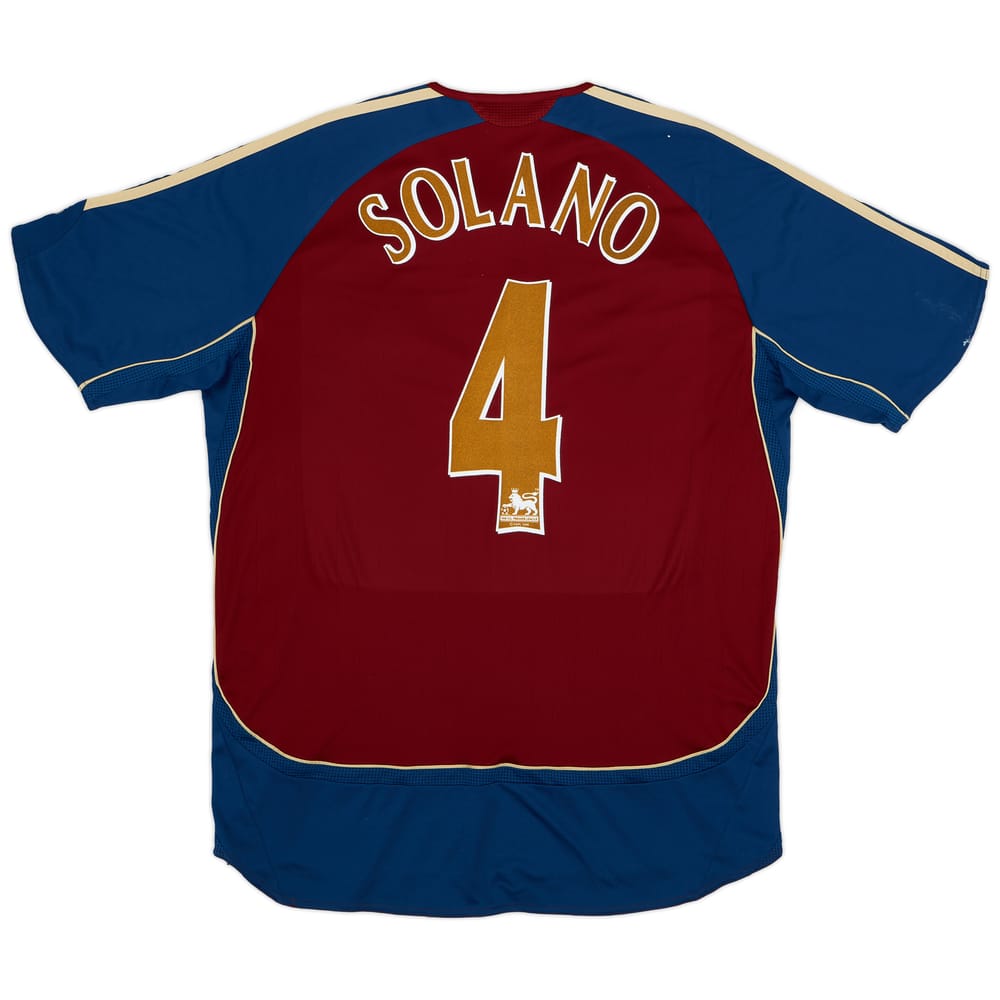 2006-07 Newcastle Away Shirt Solano #4 - 7/10 - (L)