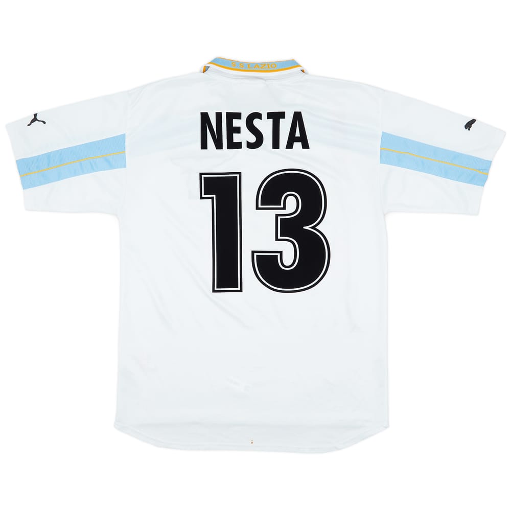 1999-00 Lazio Centenary Home Shirt Nesta #13 - 6/10 - (XL)