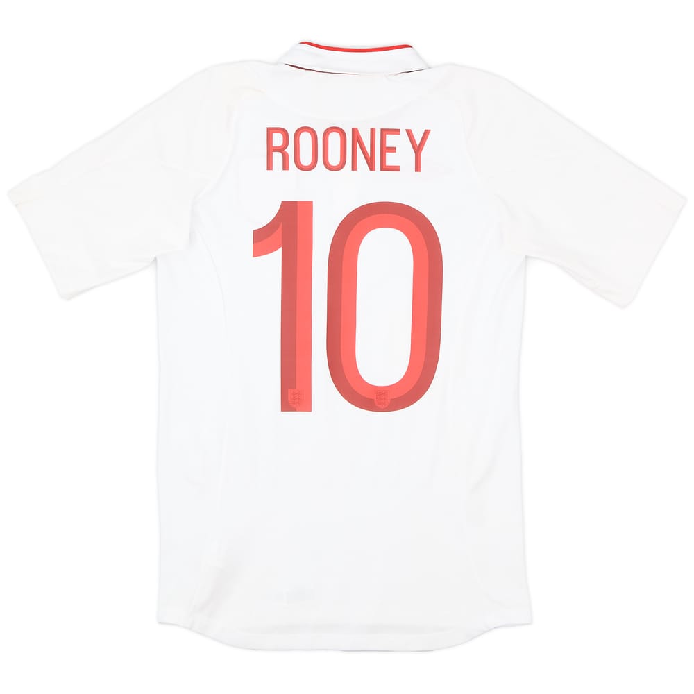 2012-13 England Home Shirt Rooney #10 - 9/10 - (XS)