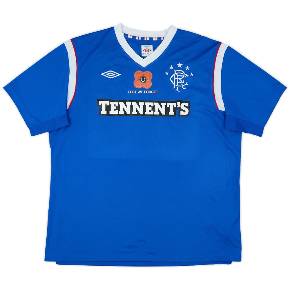 2011-12 Rangers "Poppy" Home Shirt - 7/10 - (XXL)