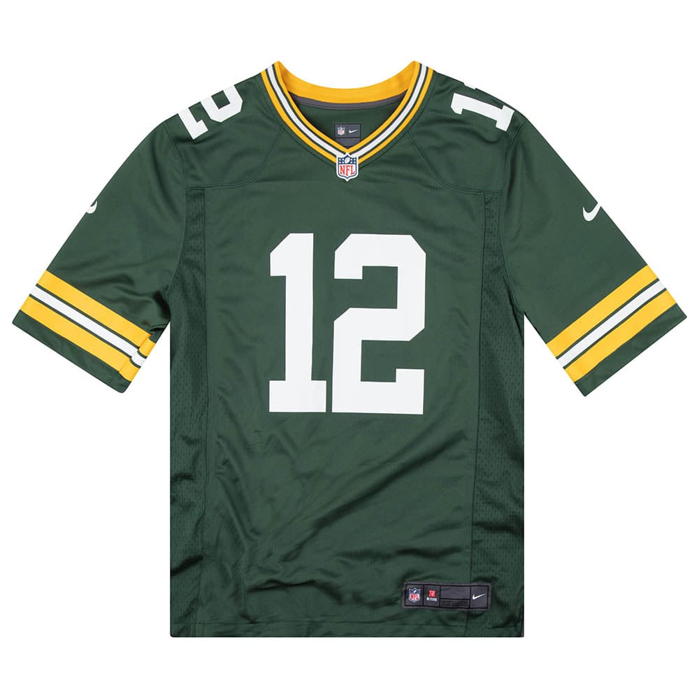 2012-18 Green Bay Packers Rodgers #12 Nike Game Jersey (Home) XXL