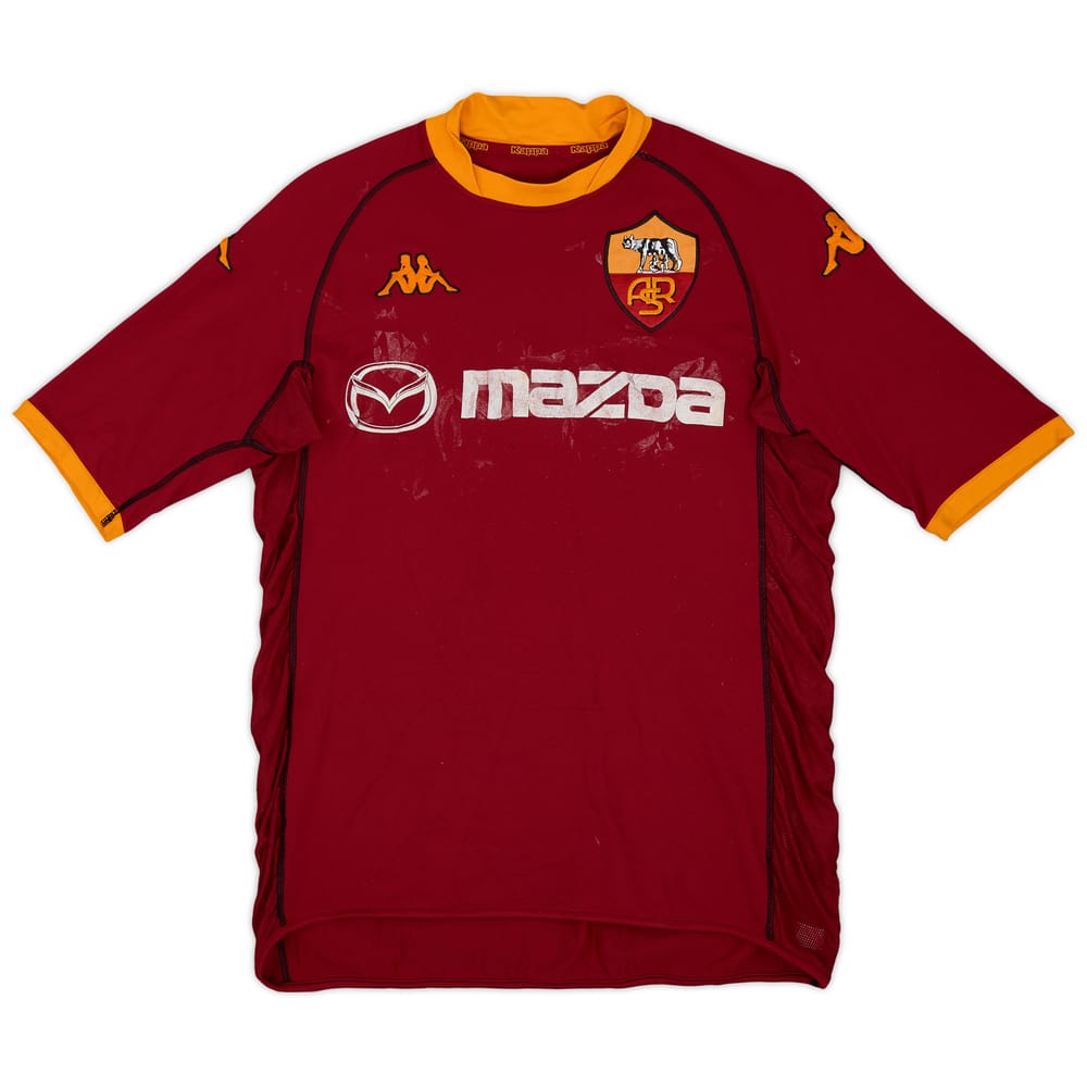 2002-03 Roma Home Shirt - 4/10 - (XL)