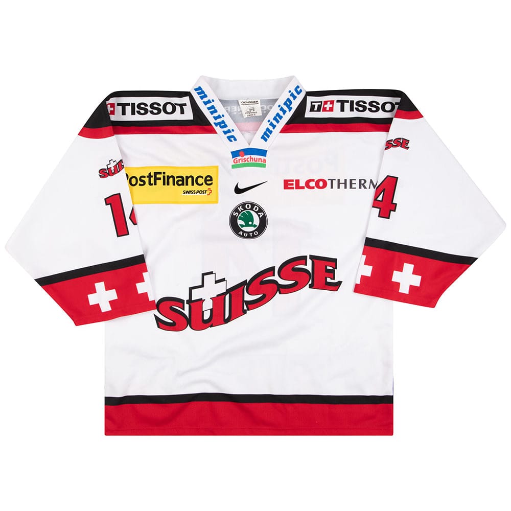 2004-06 Switzerland National Hockey Team Ochsner Jersey (Away) XL