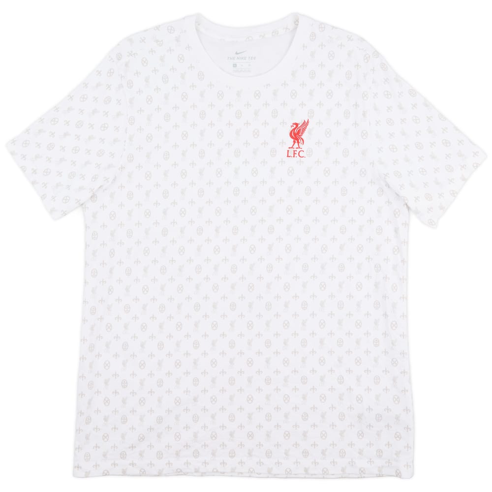 2020-21 Liverpool Nike Cotton Tee - 9/10 - (XL)