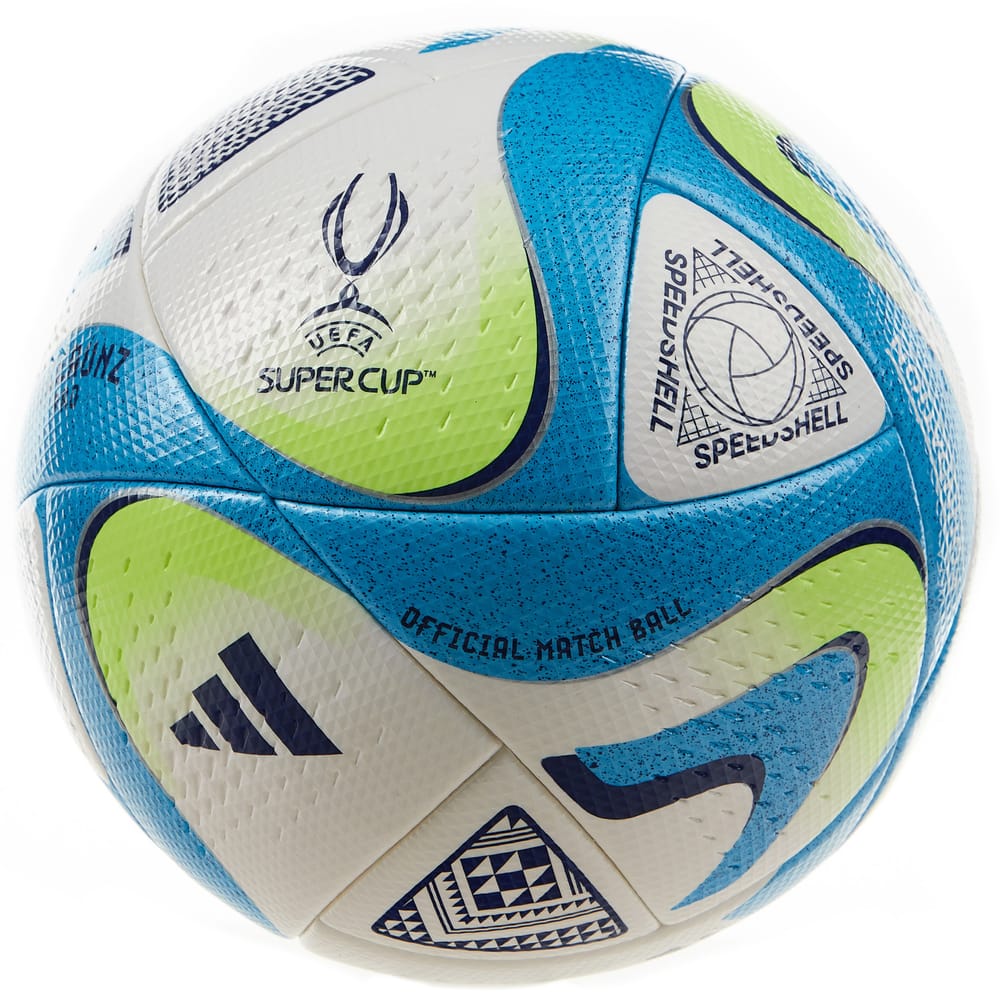 2023-24 UEFA Super Cup Match Issue adidas Oceanzu Official Match Ball - 5/10 - (Size 5)